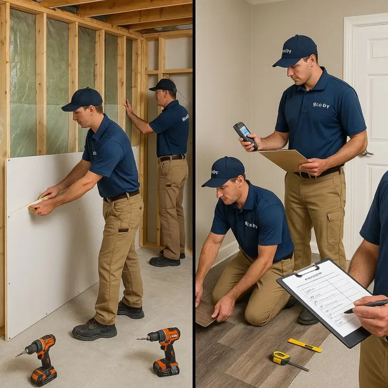 Repairs and Reconstruction process in Seymour, TN